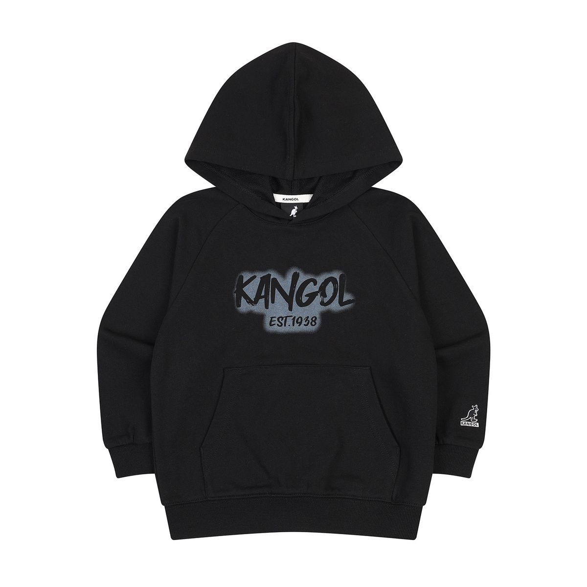 캉골키즈(KANGOL KIDS) 그래픽 포인트 후디 SC 0201 블랙