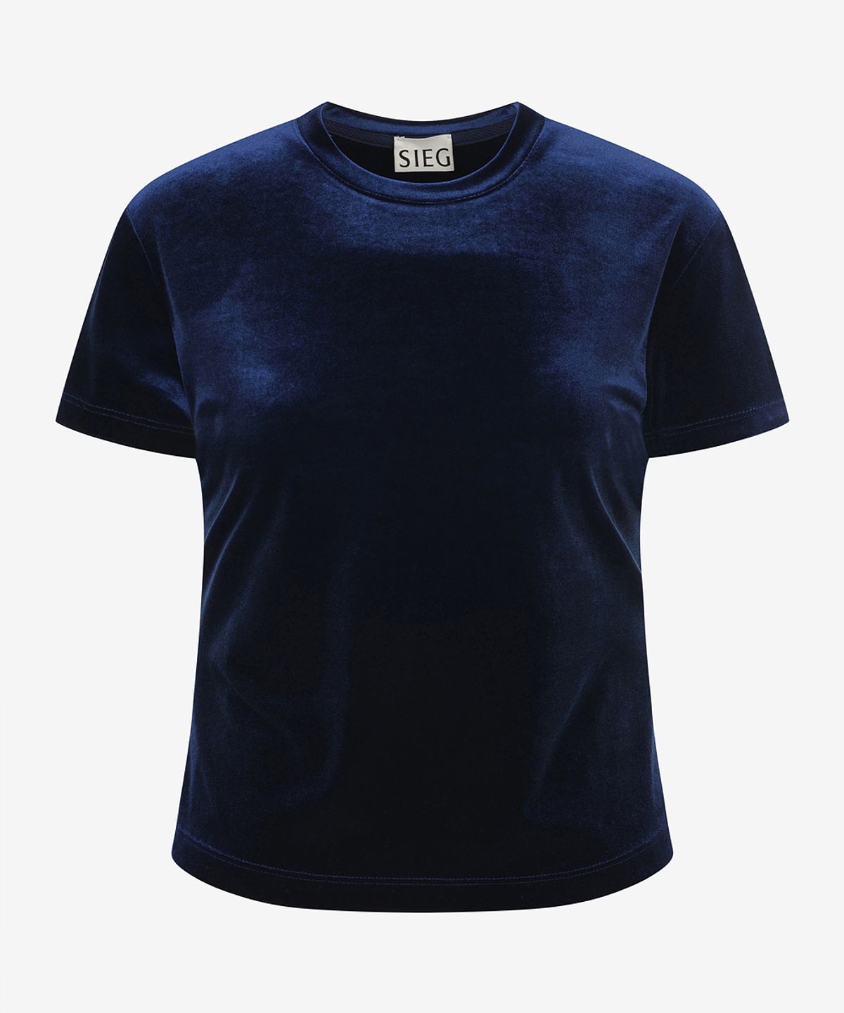 지이크 서촌 하우스(SIEG SEOCHON HAUS) [Women] Velour Cropped T-Shirt (PPIBH8401)