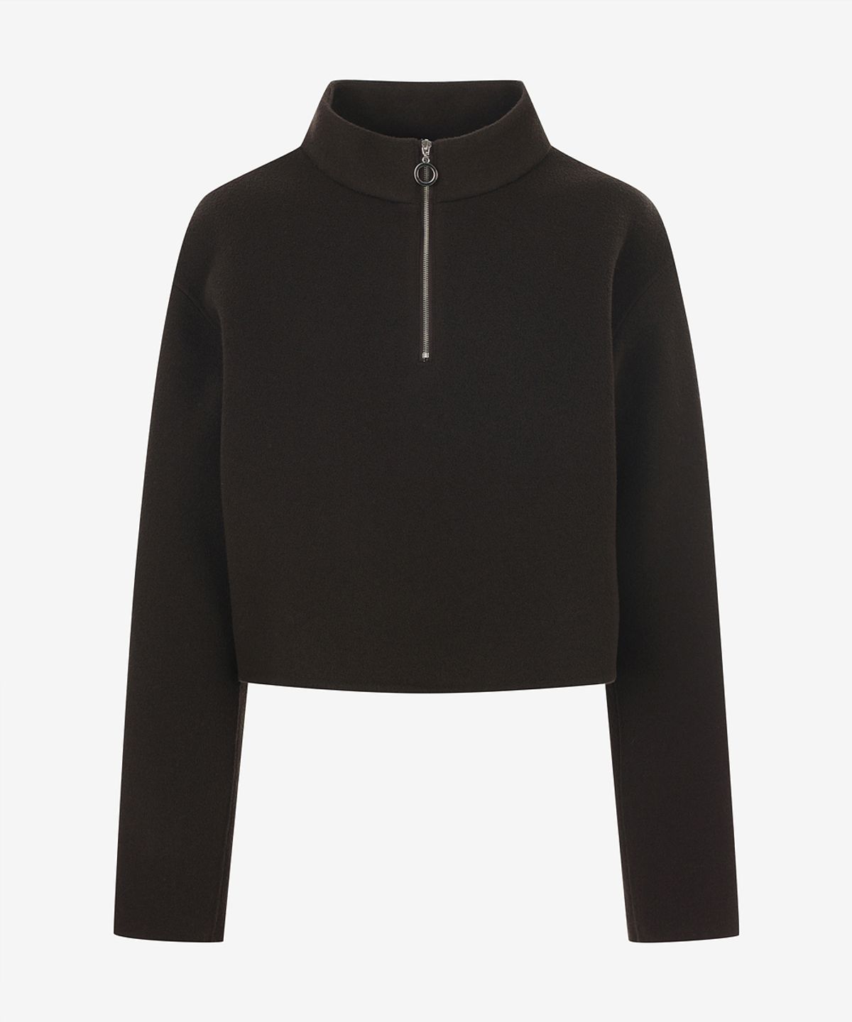 지이크 서촌 하우스(SIEG SEOCHON HAUS) [Women] High-Neck Handmade Zip-Up T-Shirt (PPIBX8413)