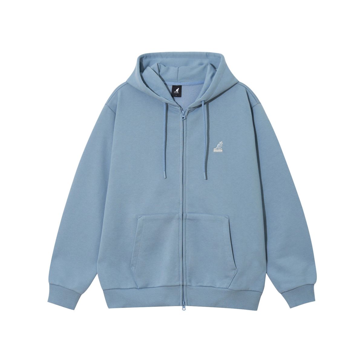 캉골(KANGOL) 에센셜 후드 집업 5146 스카이블루