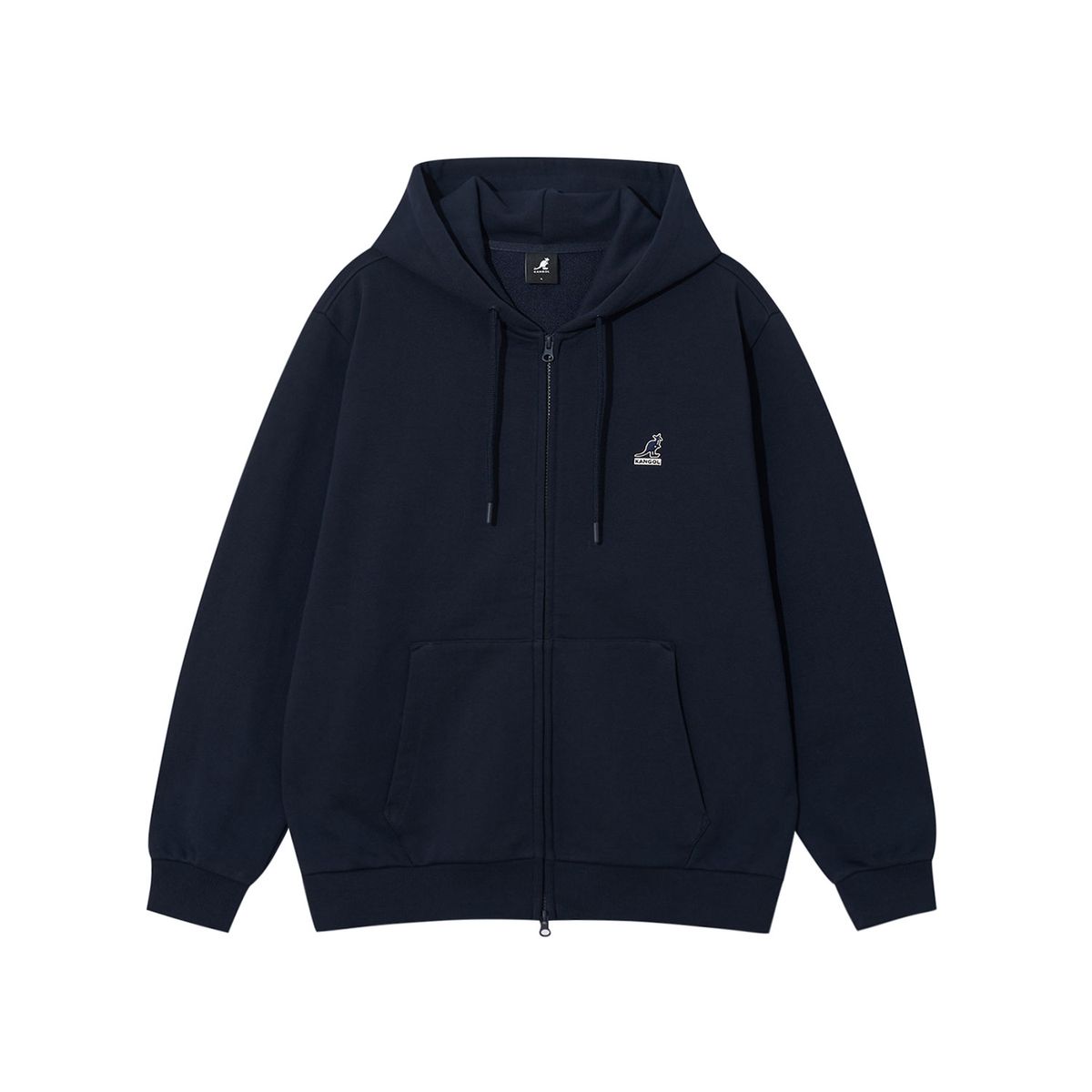 캉골(KANGOL) 에센셜 후드 집업 5146 네이비