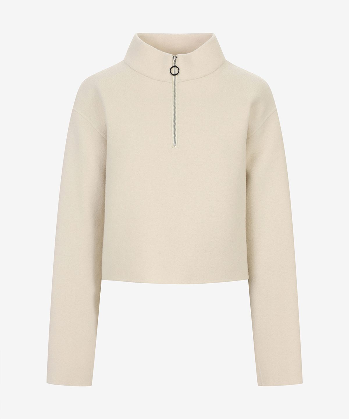 지이크 서촌 하우스(SIEG SEOCHON HAUS) [Women] High-Neck Handmade Zip-Up T-Shirt (PPIBX8415)