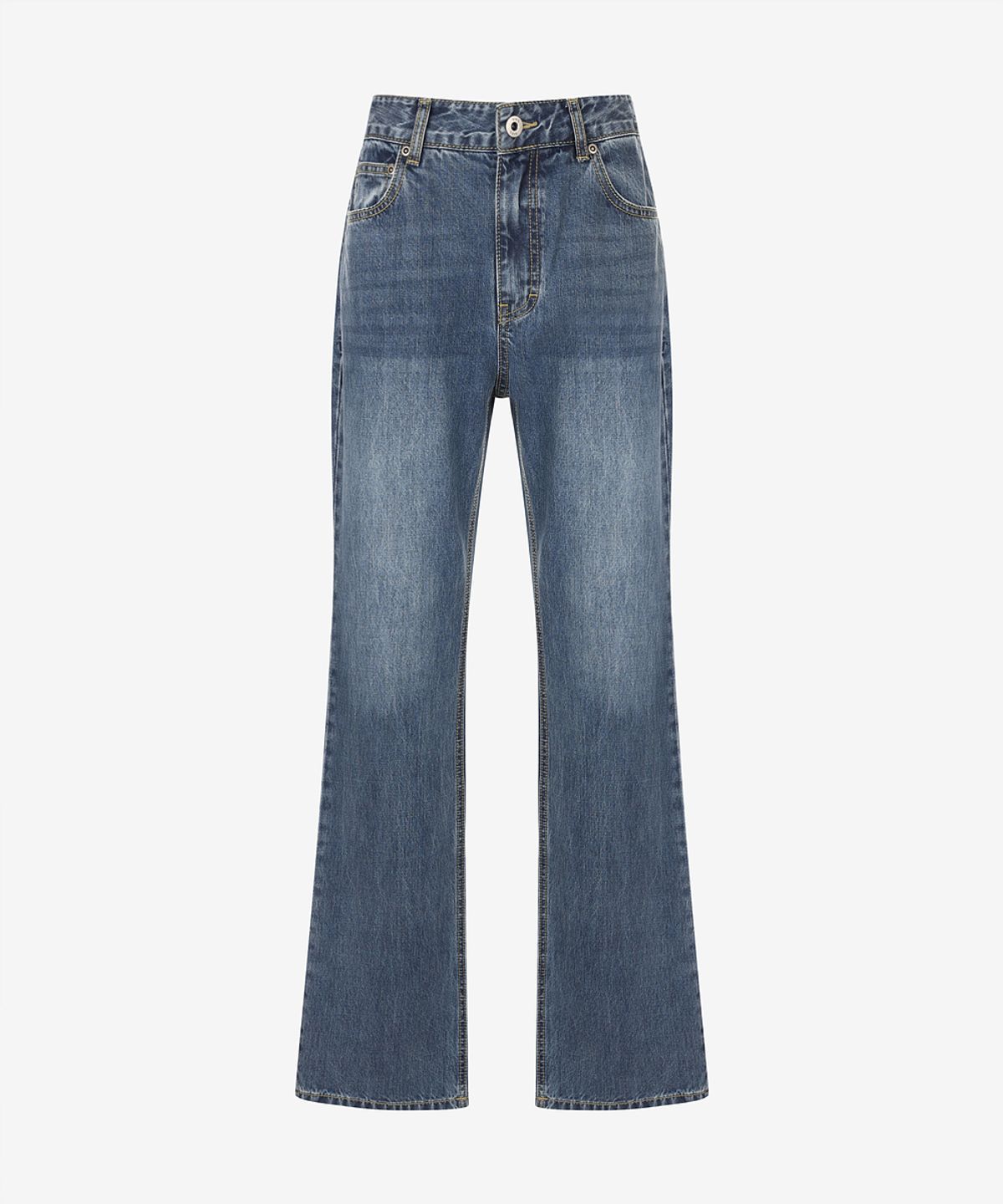 지이크 서촌 하우스(SIEG SEOCHON HAUS) [Women] Medium Blue Flared Denim Pants (PPFAH4414)
