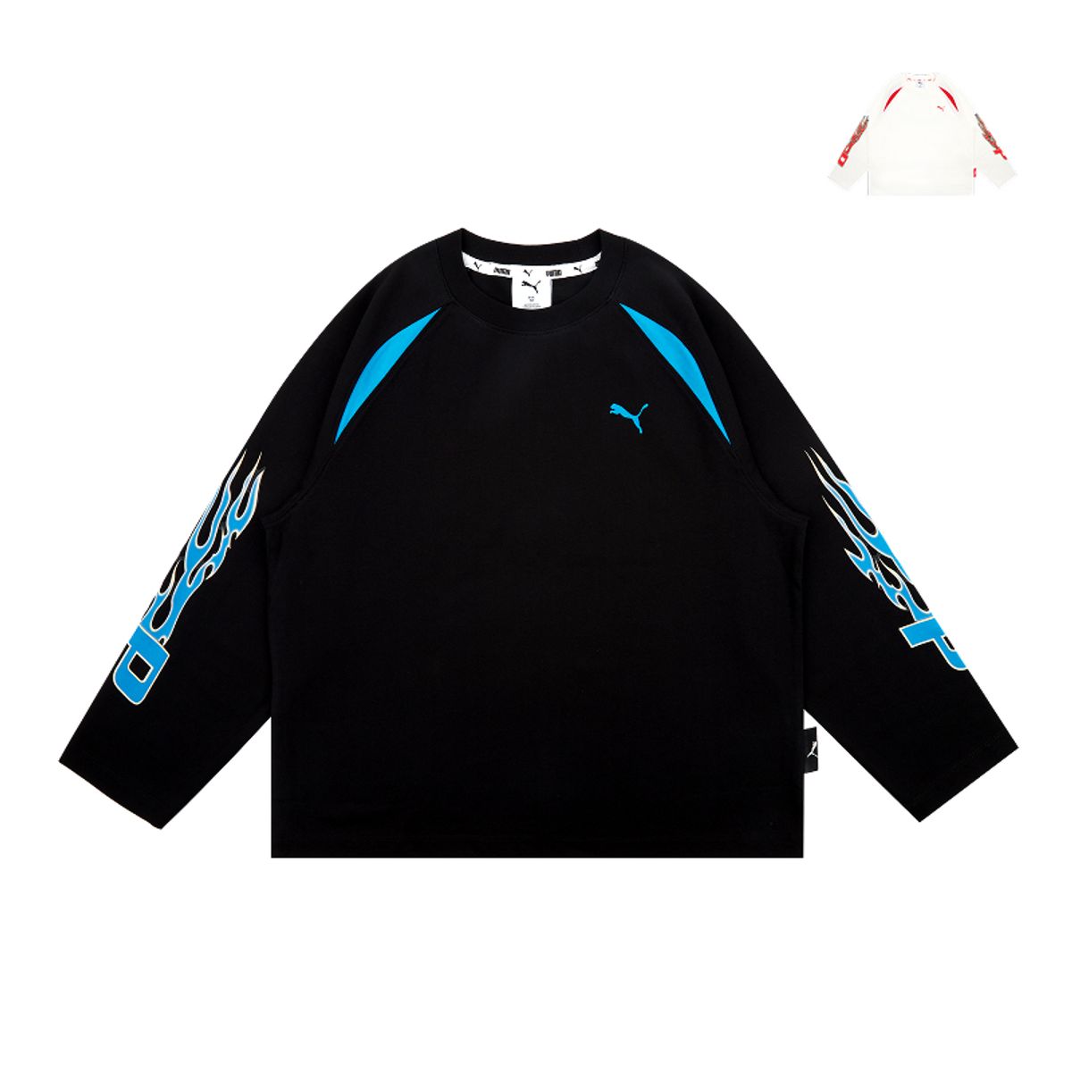 푸마 키즈(PUMA KIDS) 슬리브 그래픽 긴팔티_PK63TR301