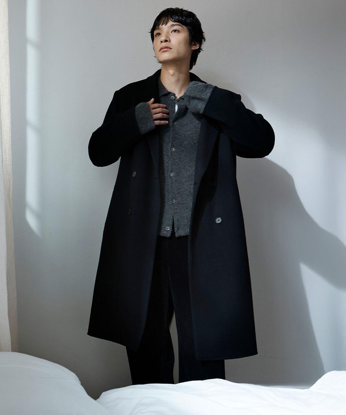 지이크 서촌 하우스(SIEG SEOCHON HAUS) [Men] Cashmere Blended Handmade Double Coat (PPHAX7303)