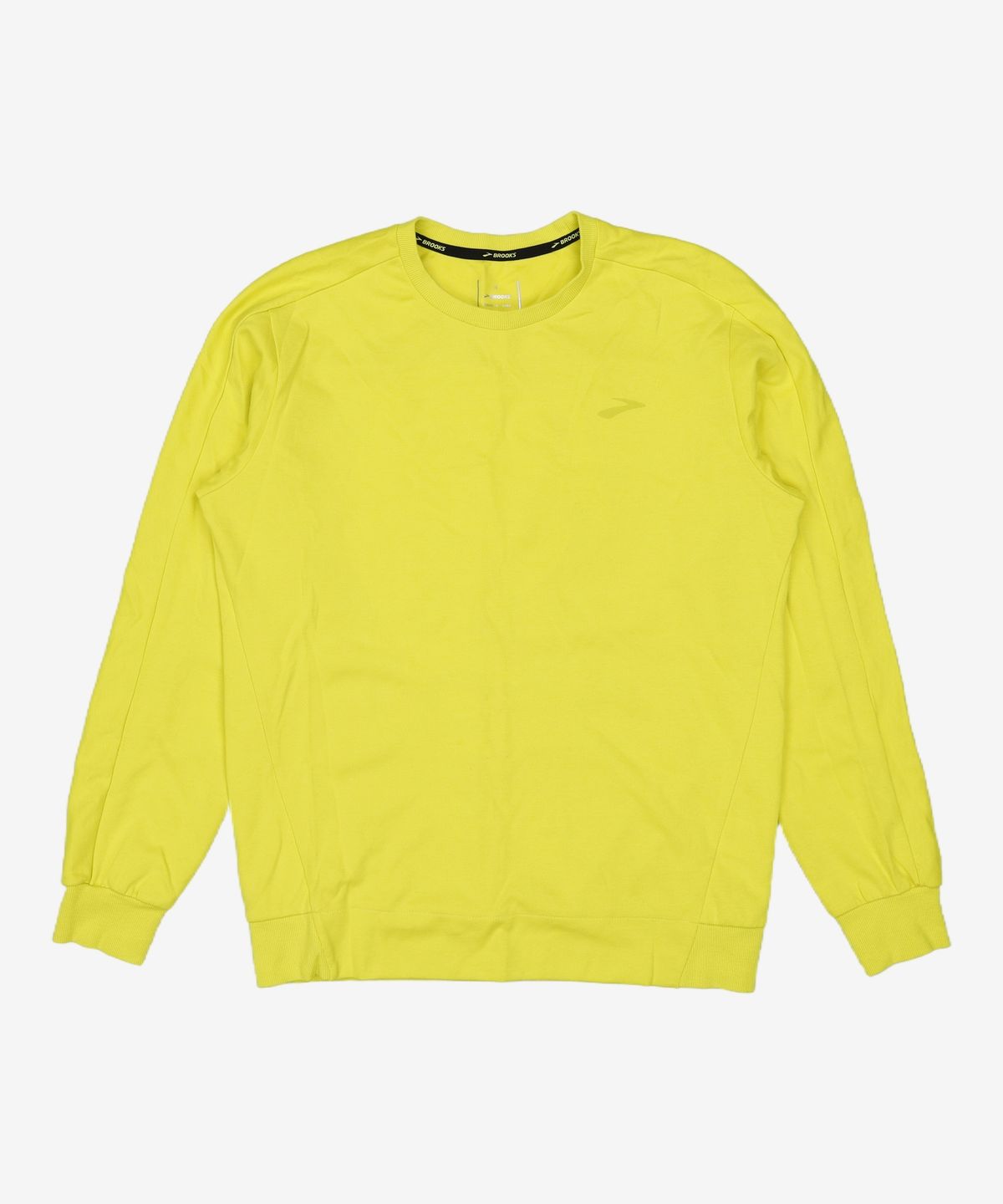 브룩스(BROOKS) Unisex 경량 맨투맨 긴팔 옐로우 (BX0241C32E) M