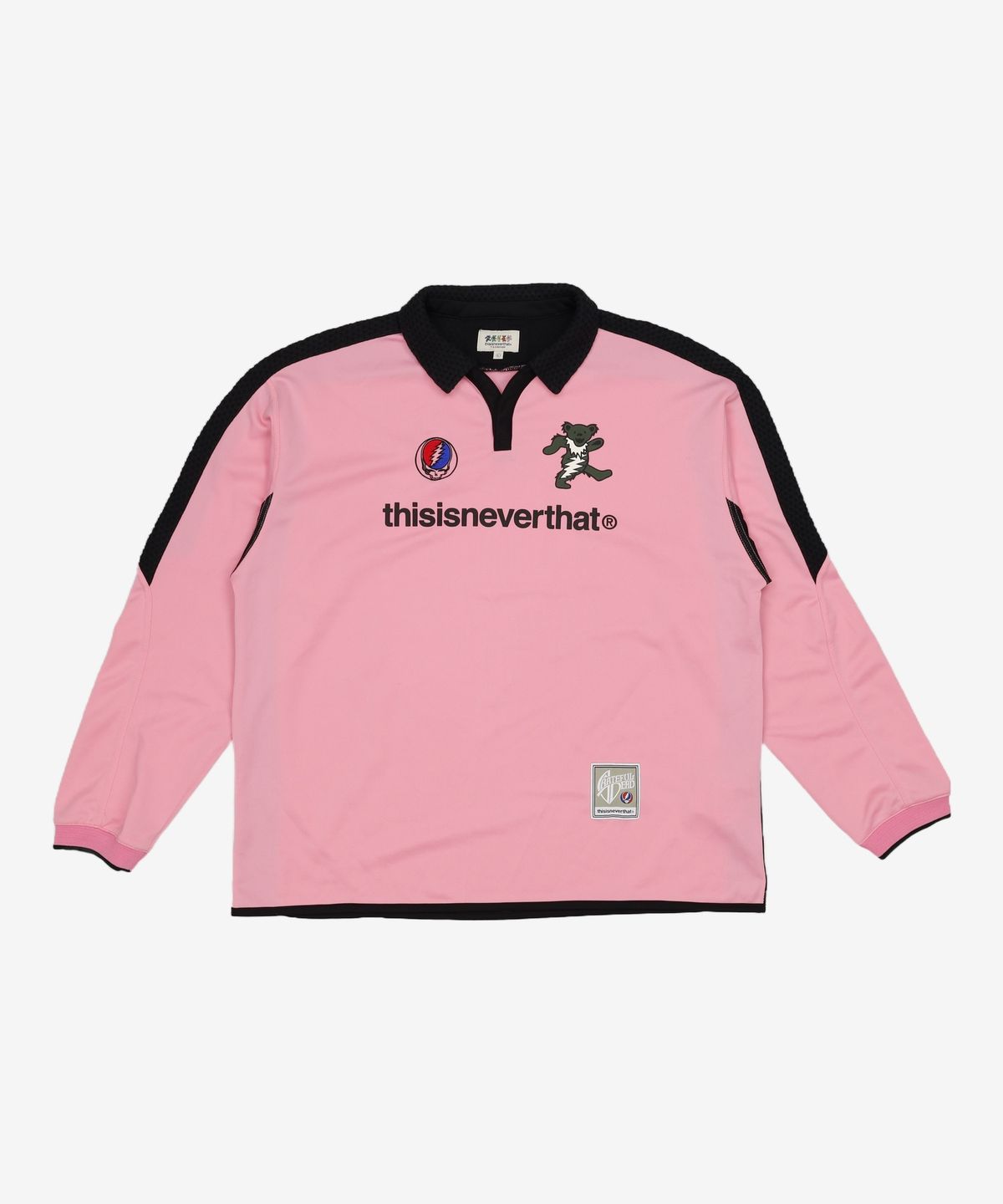 디스이즈네버댓(THISISNEVERTHAT) GD Soccer Jersey Pink L