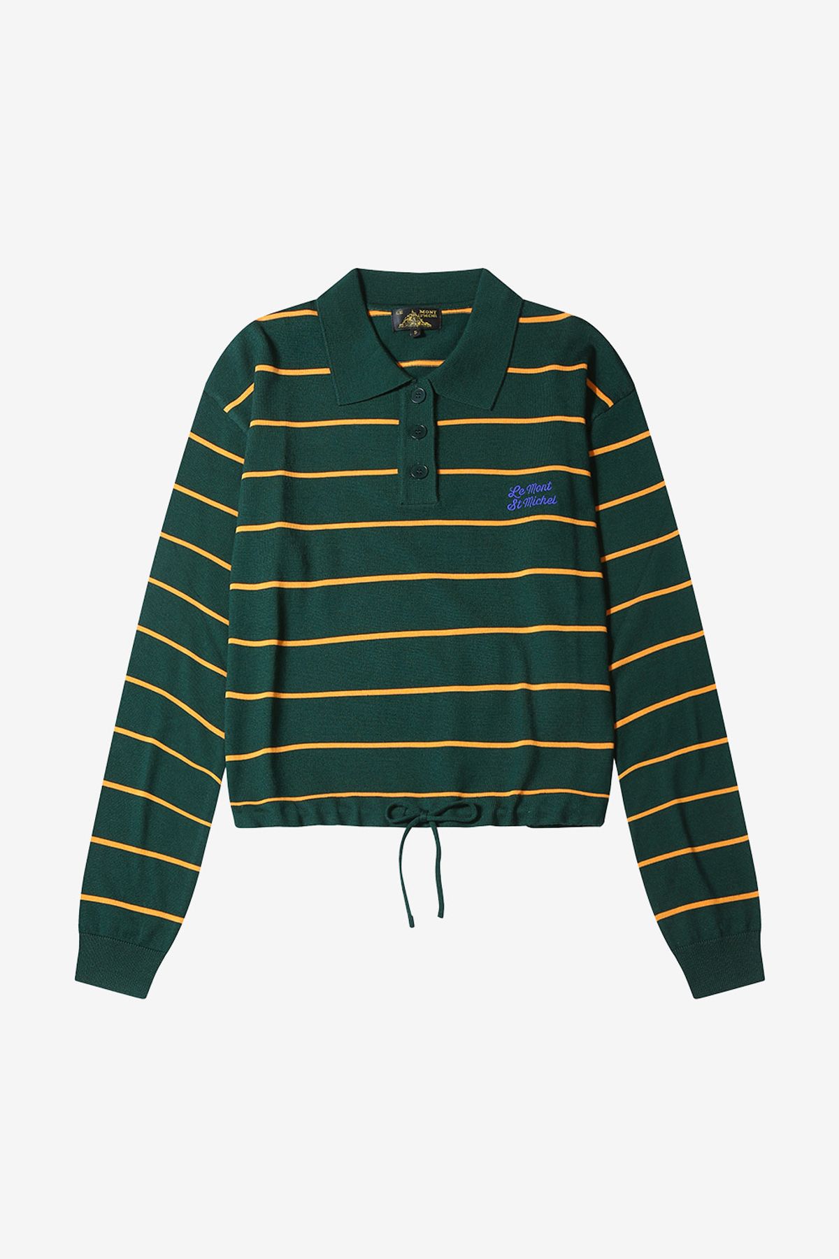 르몽생미셸(LE MONT ST MICHEL) STESSY-STRIPED SWEATER-Green
