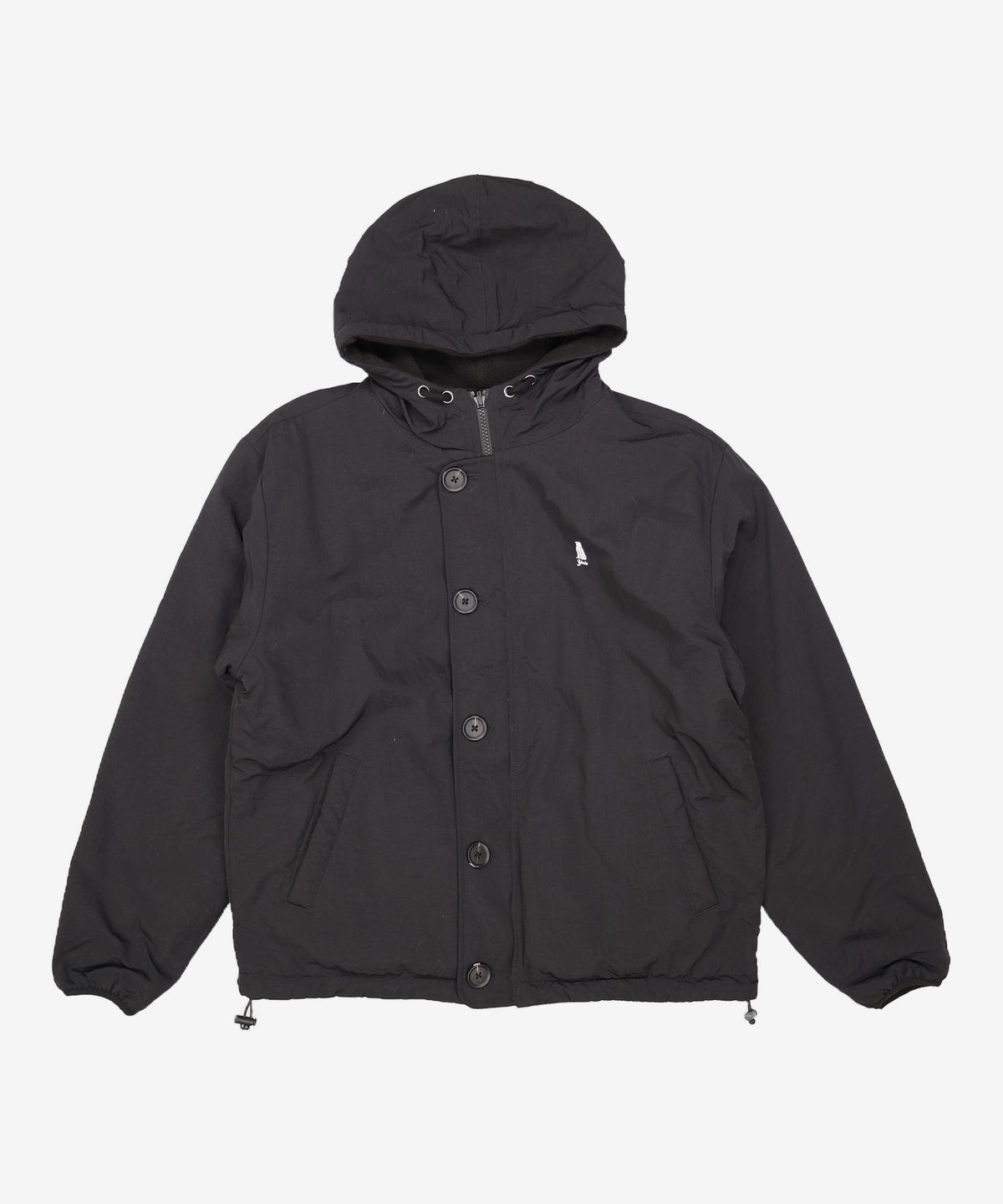 예일(YALE) REVERSIBLE NYLON FLEECE 2WAY HOODIE JACKET BLACK S