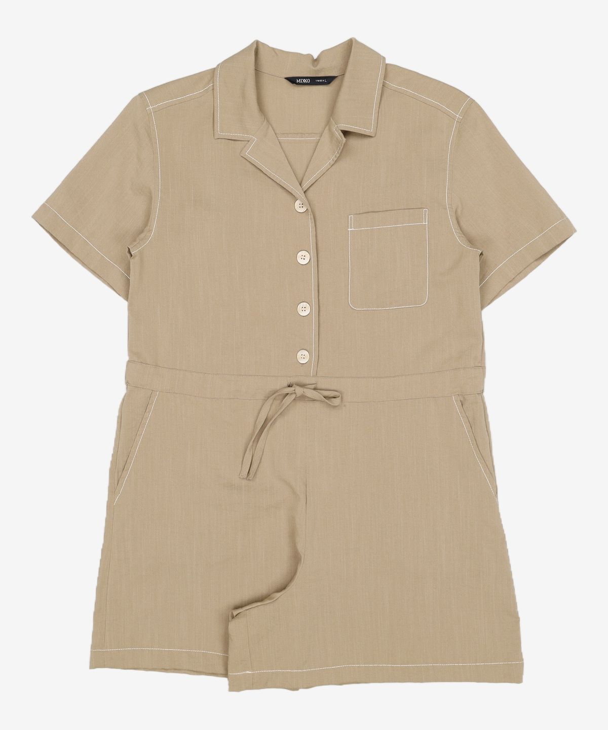 미쏘(MIXXO) 반팔 점프수트_MIWOWD711C L