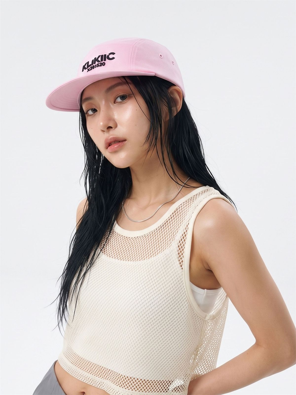 클리킥(KLIKIIC) 캠프캡 스트림 라인 핑크&핑크 SSCC-PPB