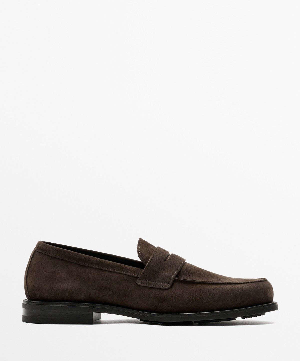 마시모두띠(MASSIMO DUTTI) 스플릿 스웨이드 로퍼