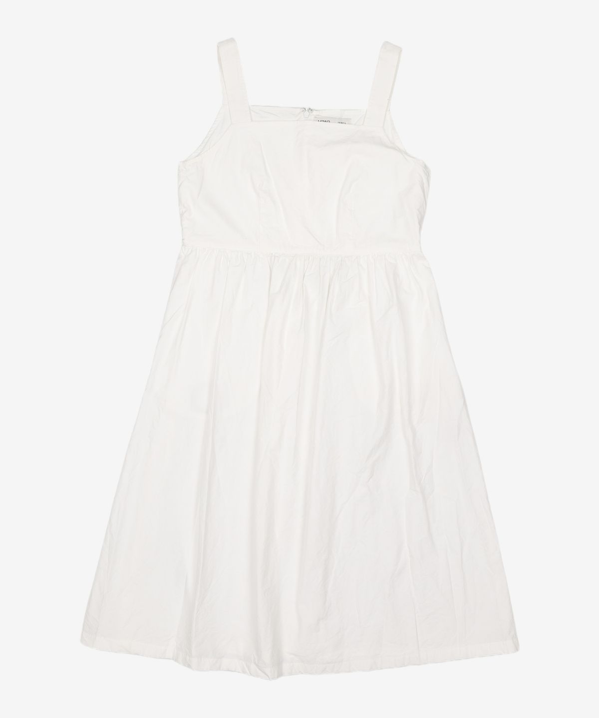 미쏘(MIXXO) 스퀘어넥 끈나시 롱 원피스 MIWOWD721G L