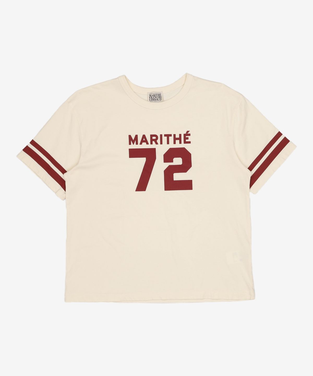 마리떼 프랑소와 저버(MARITHÉ + FRANҪOIS GIRBAUD) FOOTBALL TEE cream M