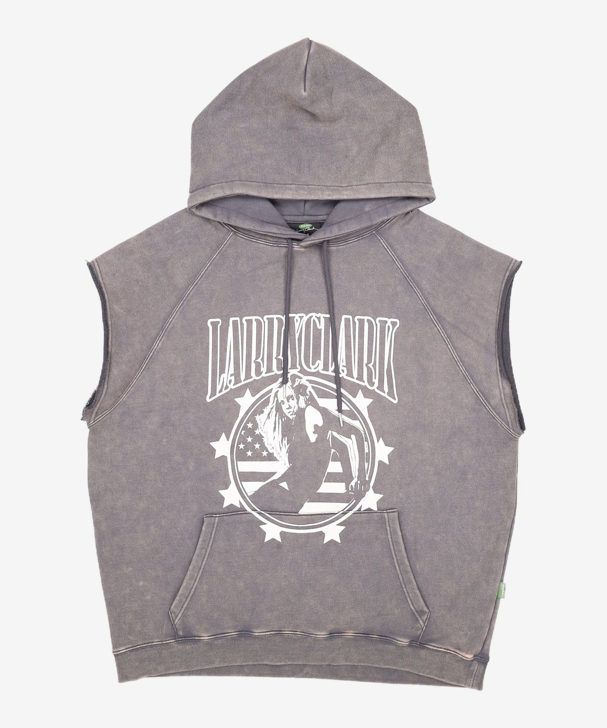 래리클락(LARRY CLARK) [SUPER OVER FIT] ARTWORK VINTAGE VEST CHARCOAL S