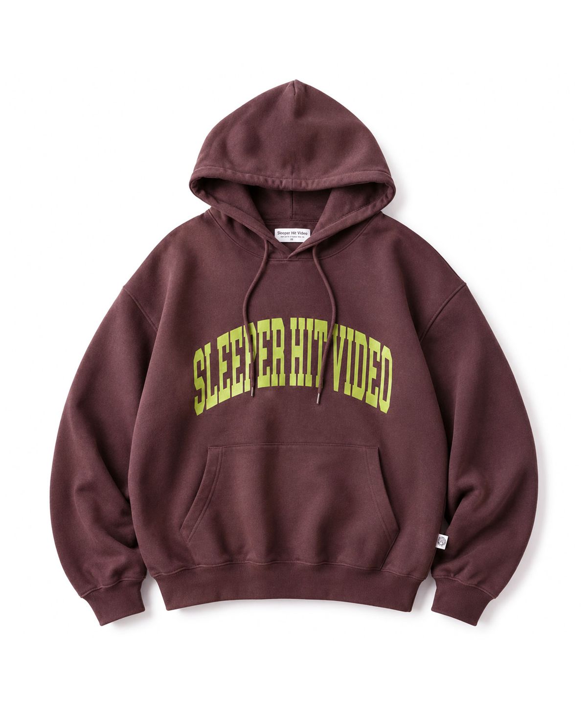슬리퍼히트비디오(SLEEPER HIT VIDEO) SHV ARCH LOGO HOODIE BROWN