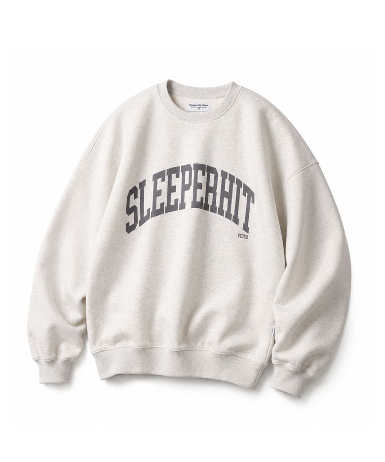 SHV ARCH LOGO CREWNECK OATMEAL