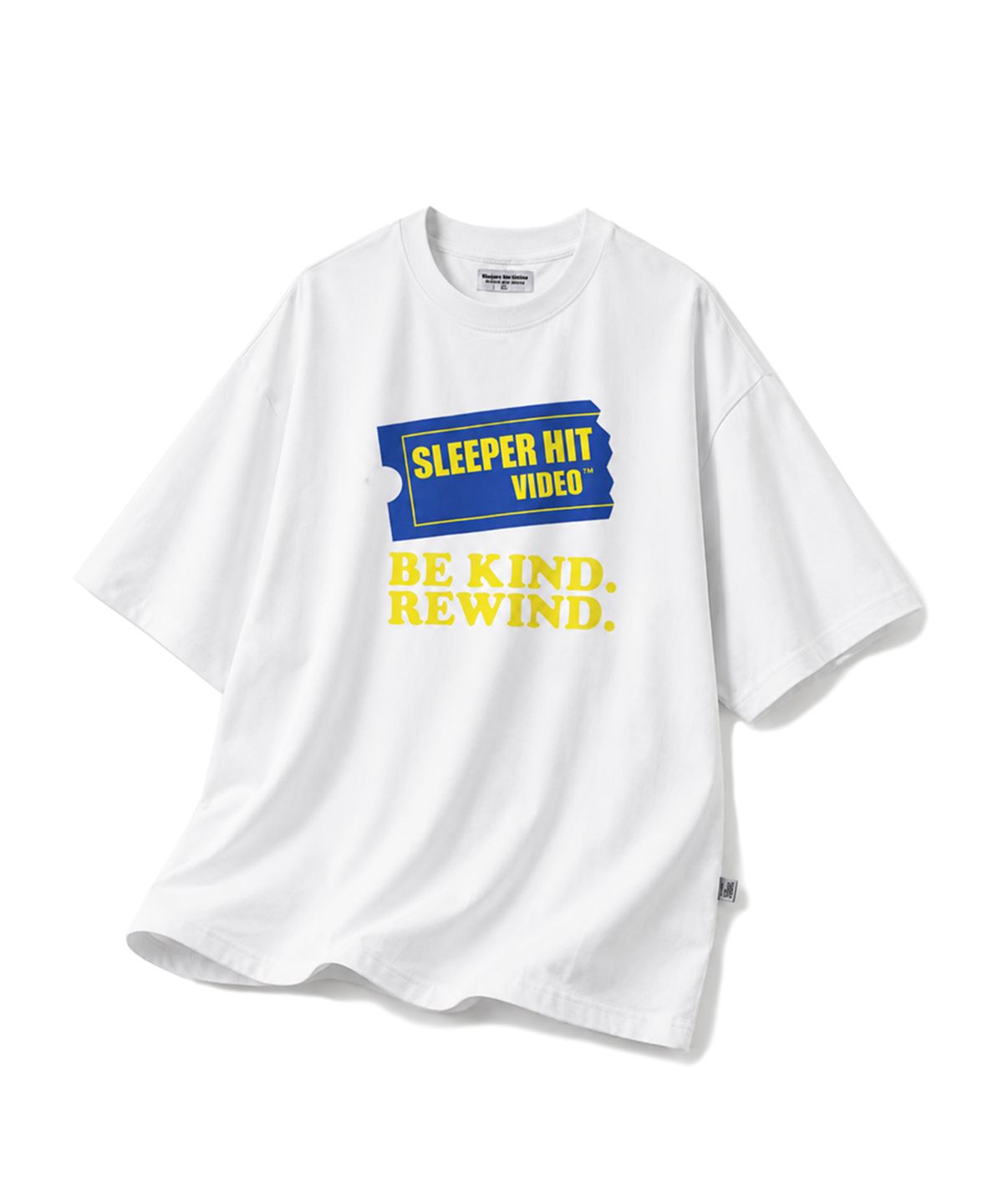 슬리퍼히트비디오(SLEEPER HIT VIDEO) SHV TICKET LOGO T-SHIRTS WHITE
