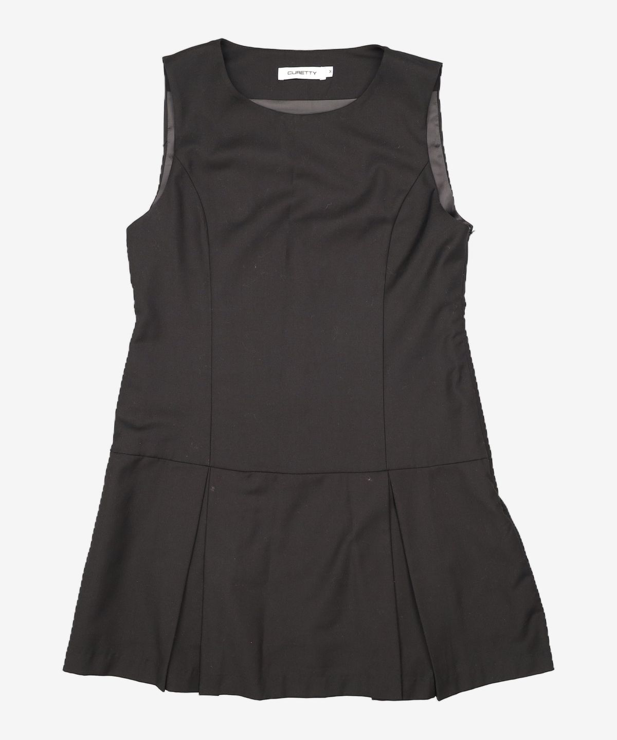 큐리티(CURETTY) C 90S PLEATS DRESS_BLACK M