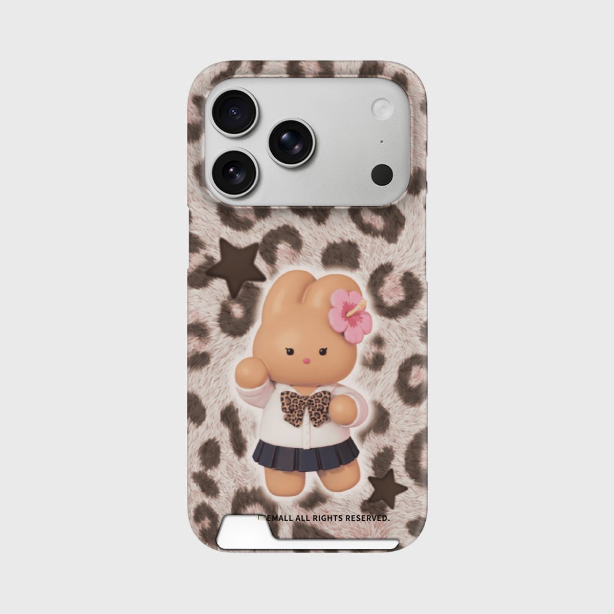 더나인몰(THE NINEMALL) leopard gyaru windy [카드수납 폰케이스]