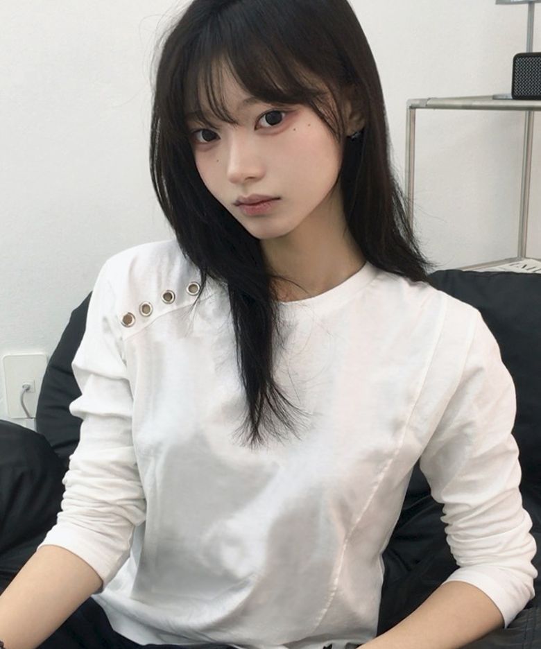 절개 아일렛 롱슬리브 3color