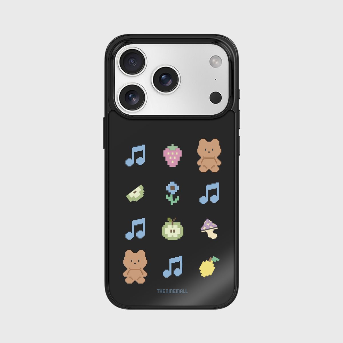 더나인몰(THE NINEMALL) gummy pixel pattern [블랙미러 범퍼케이스]