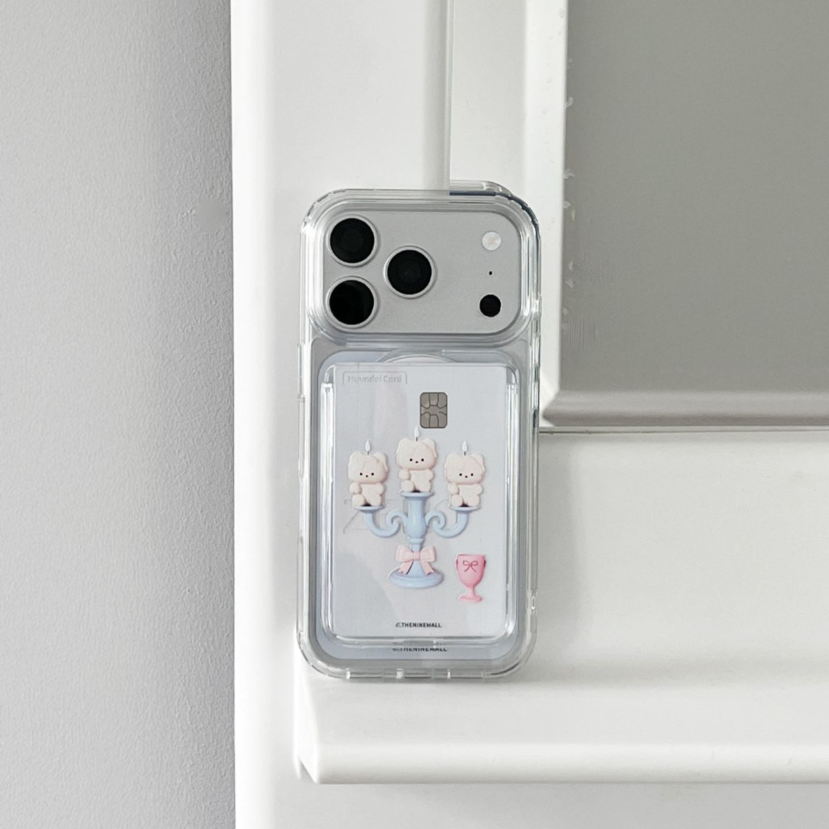 더나인몰(THE NINEMALL) sweet candle gummy [맥세이프 투명 카드지갑]