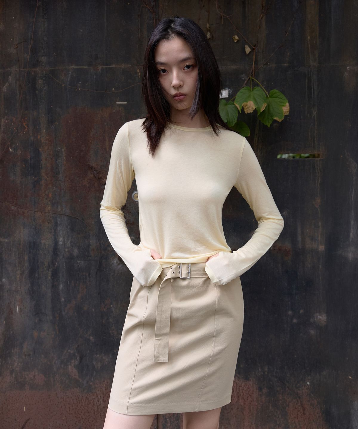 이프소마그넷(IFSO MAGNET) See-through Long-sleeve T-Shirt