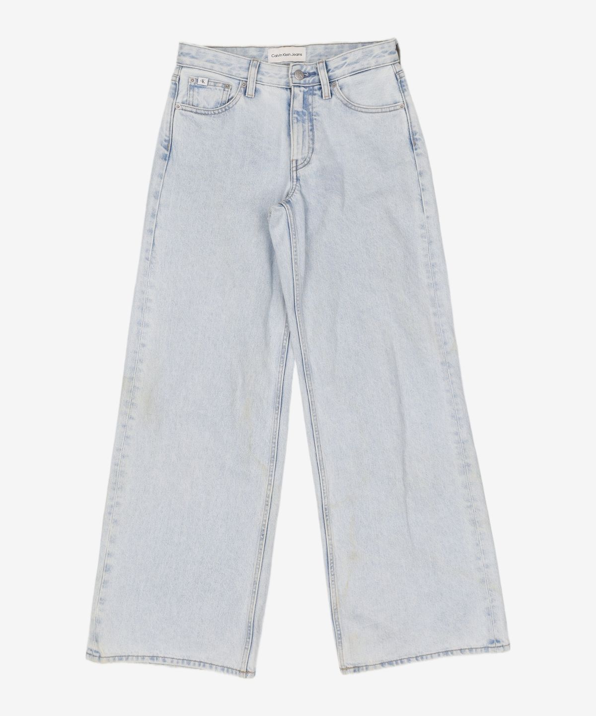캘빈클라인 진(CALVIN KLEIN JEANS) 여 라이트블루 로우라이즈 배기핏 데님 J223381 1AA 25/30
