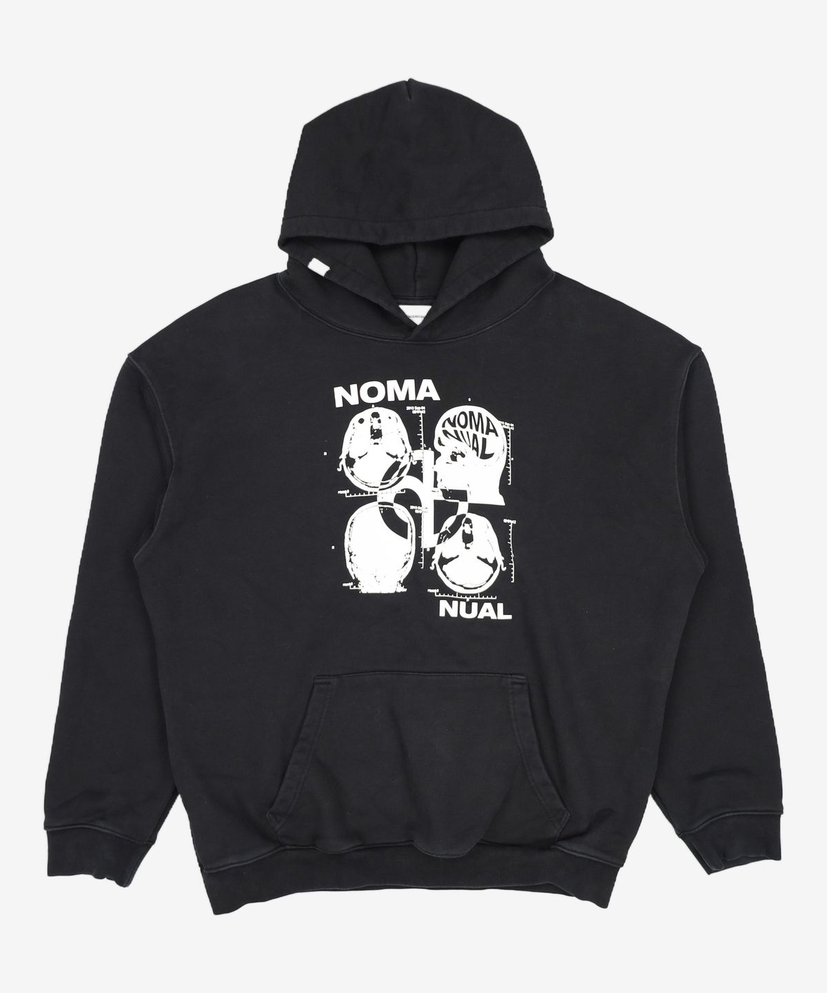 노매뉴얼(NOMANUAL) MRI HOODIE - BLACK XL