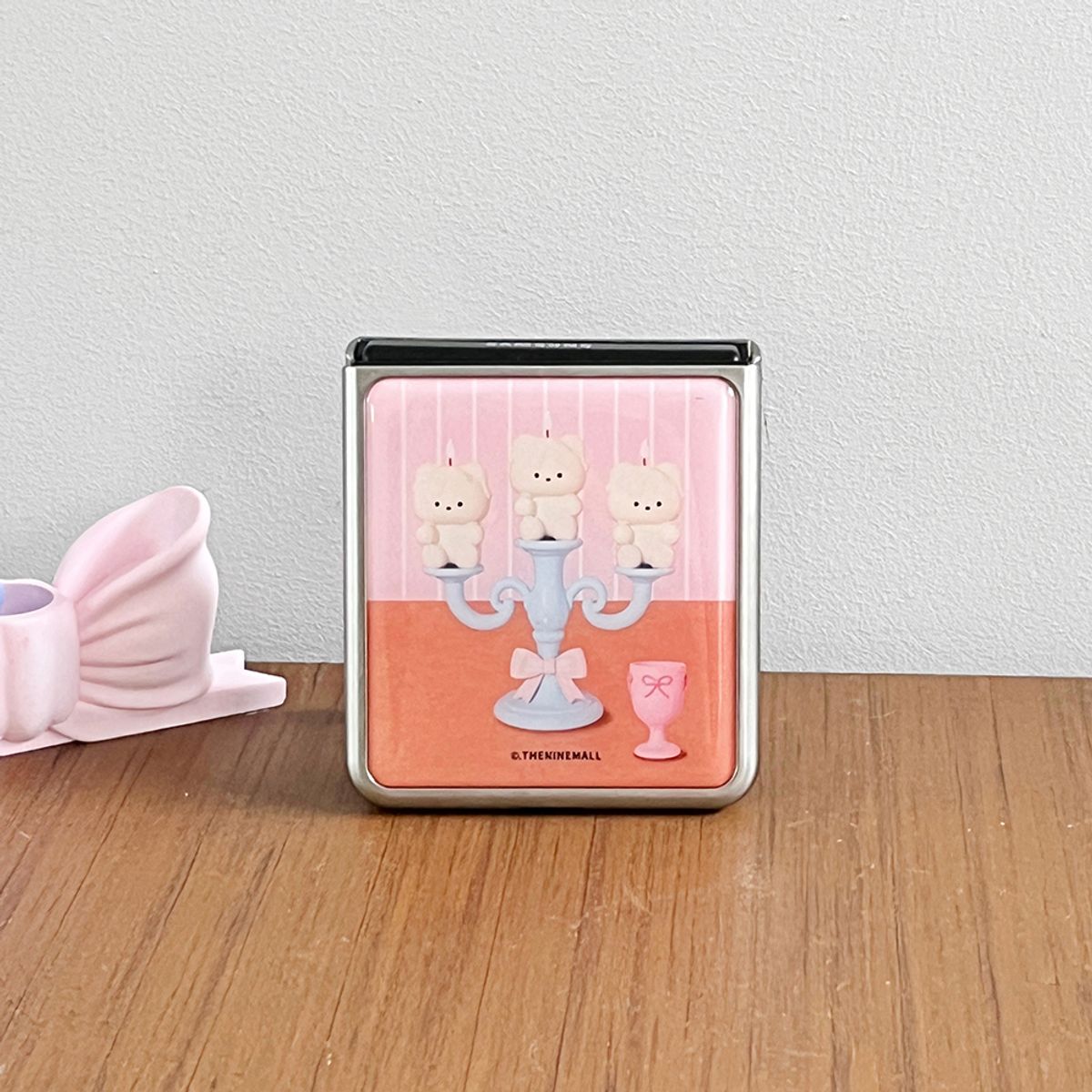 더나인몰(THE NINEMALL) sweet candle gummy [폴더블 실버 범퍼케이스]