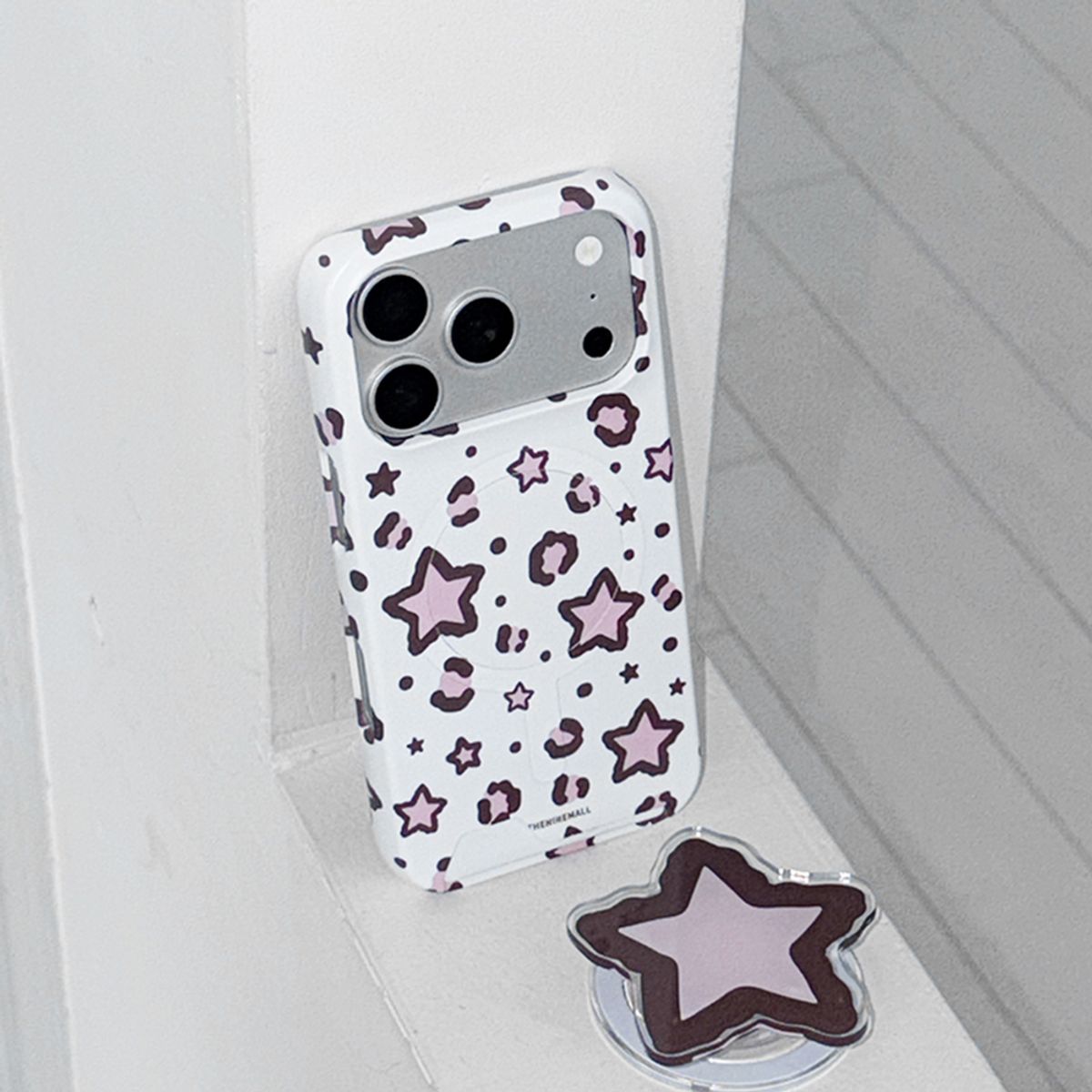 더나인몰(THE NINEMALL) starry leopard [맥세이프 카드수납 폰케이스]