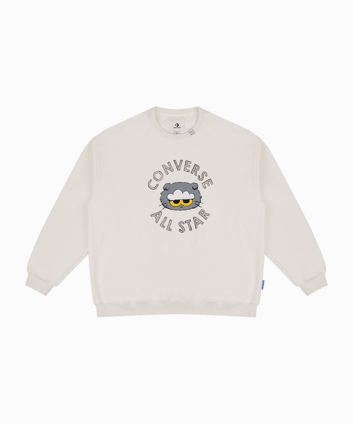 컨버스(CONVERSE) 컨버스 & 조앤프렌즈 크루넥 탑 에그렛 UCL160-W2Y