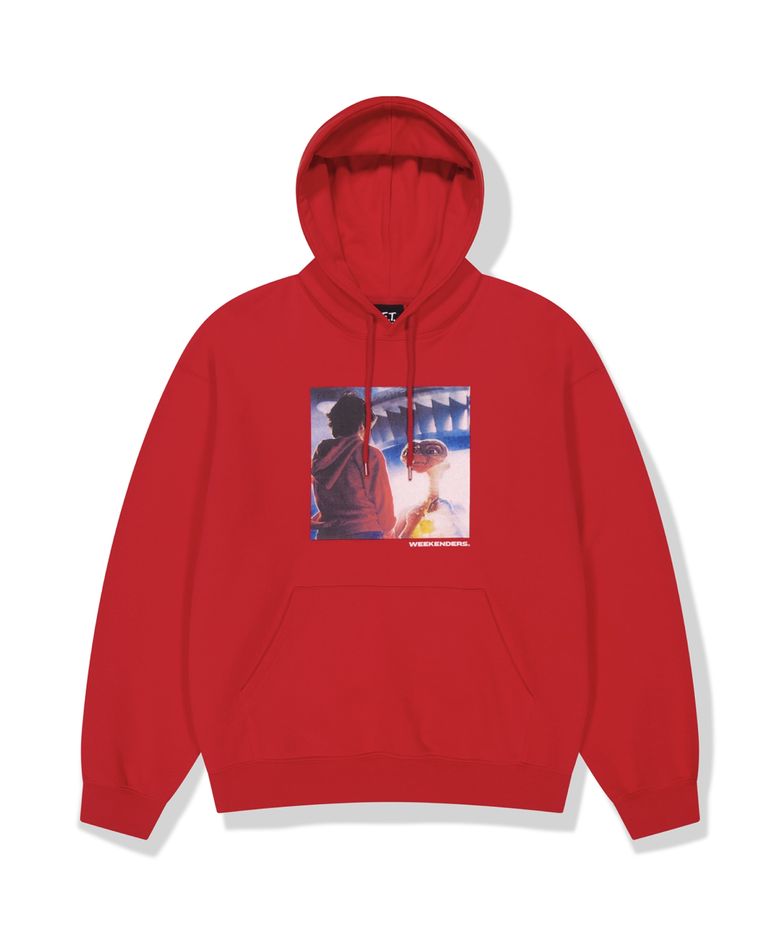 WKNDRS x E.T. HOODIE (RED)