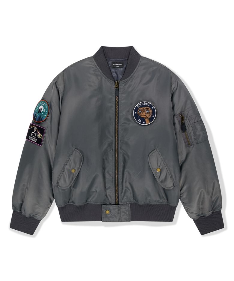 WKNDRS x E.T. OG MA-1 JACKET (GUNMETAL)