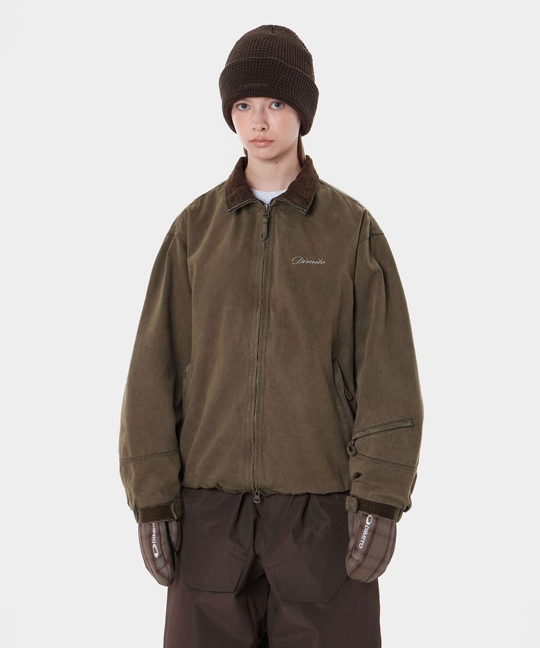 DENIM WORKS JACKET DW BROWN