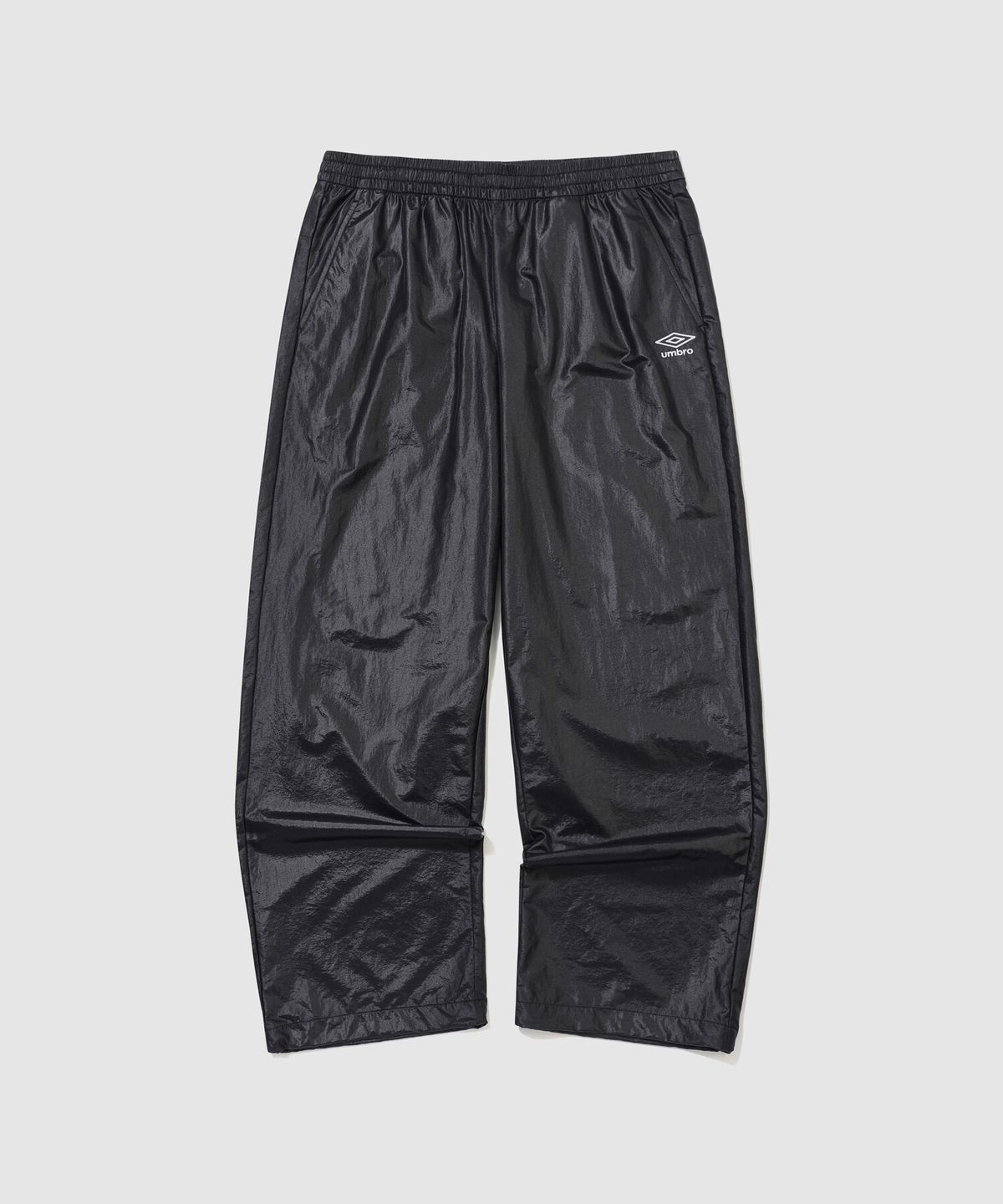 엄브로(UMBRO) 클래식 우븐 조거 & 스트레이트 2WAY 팬츠 블랙 유광 UR323CPT93