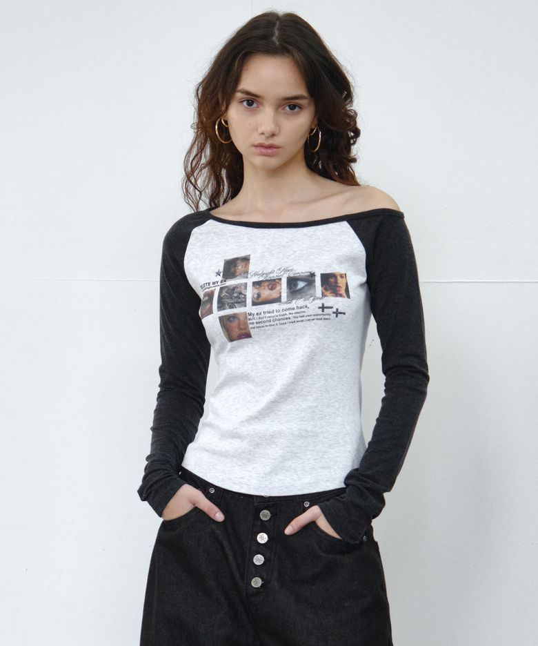 cross raglan t (off white)