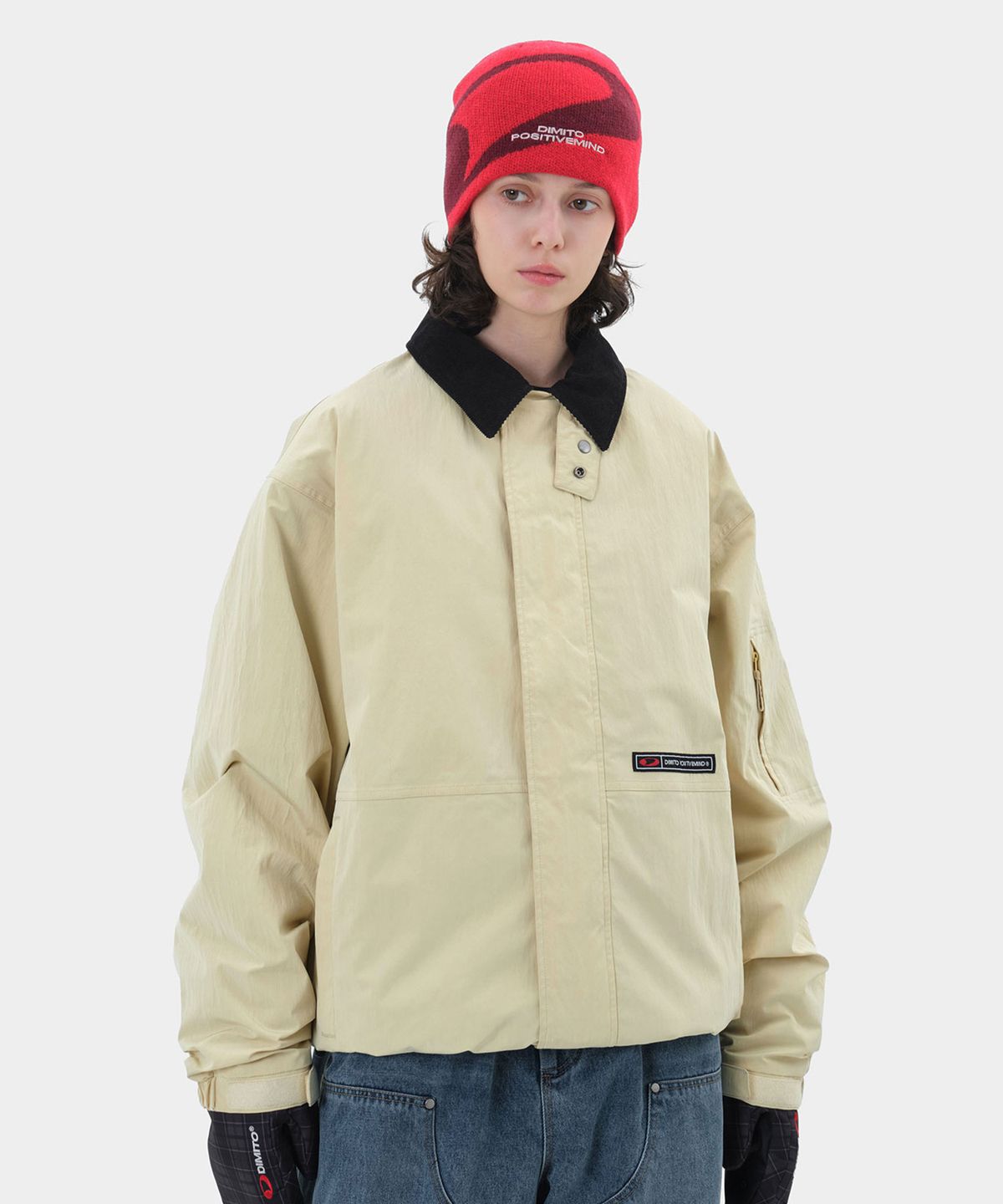 디미토(DIMITO) DETROIT FADE JACKET VINTAGE YELLOW
