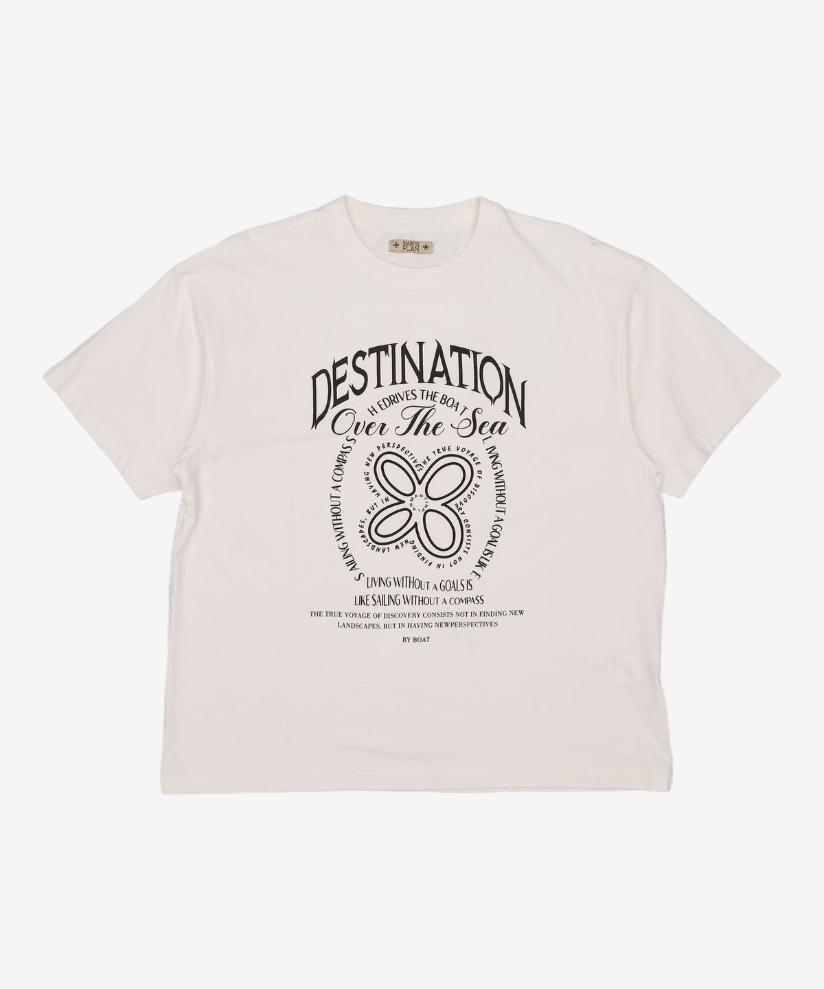 마틴플랜(MARTIN PLAN) Destination Half T - WHITE 105