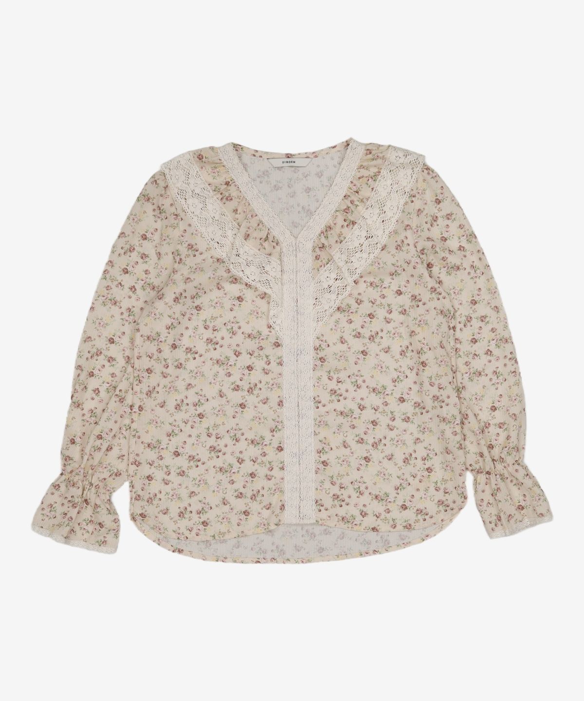 바이로엠(BY ROEM) 작은아씨들 러블리 플라워 블라우스 (2colors)_RMBLA12YM1 S