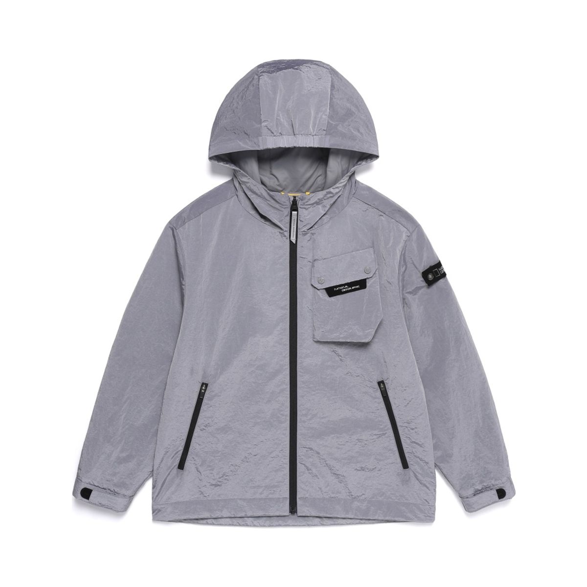 내셔널지오그래픽 키즈(NATIONAL GEOGRAPHIC KIDS) K263UJP810 어드벤처 바람막이 점퍼 SILVER