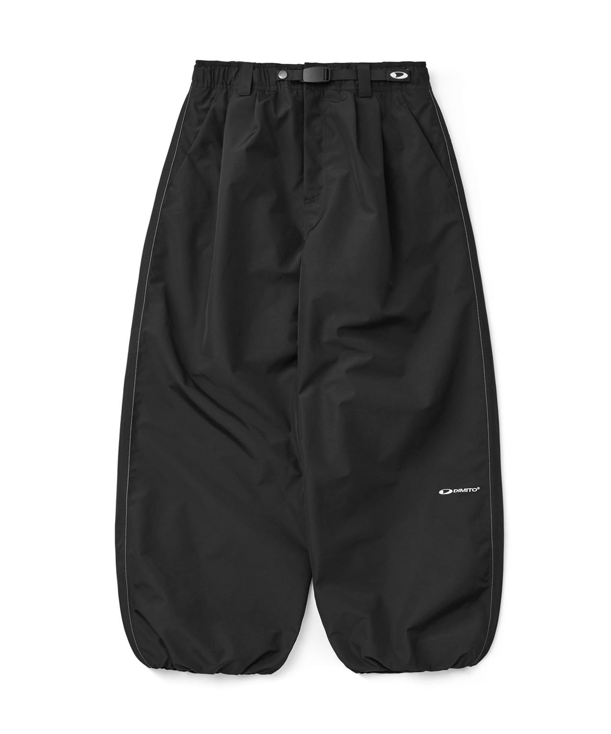 디미토(DIMITO) BANDED WIDE PANTS (WIDE FIT LV.2) BLACK