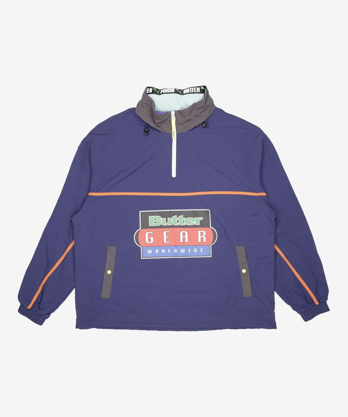 푸마(PUMA) 푸마Ⅹ버터굿즈 라이트웨이트 팝 오버 탑 - 네이비 / 534055-84 L