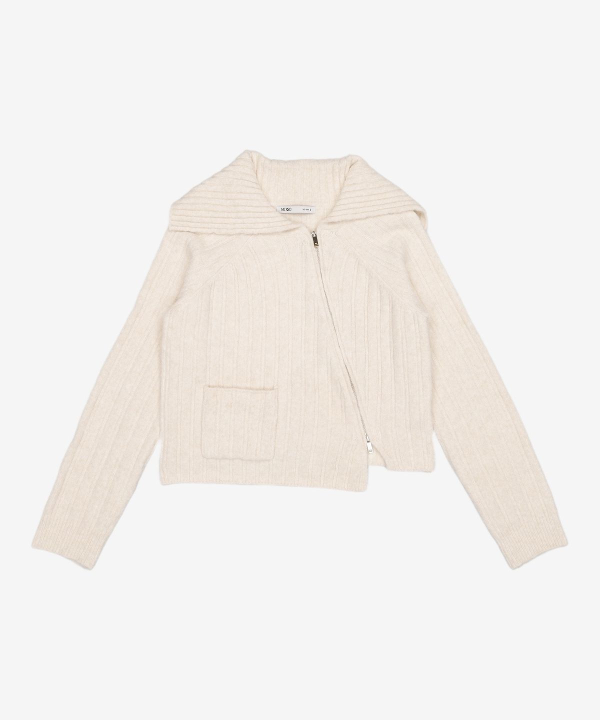 미쏘(MIXXO) 언발란스 집업_MIWCKFV26T S