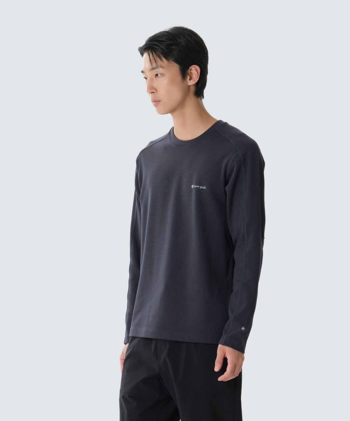 스노우피크 어패럴(SNOWPEAK APPAREL) 테이진 델타피크 퀵드라이 긴팔 티셔츠 (S26FMTTL22) Navy