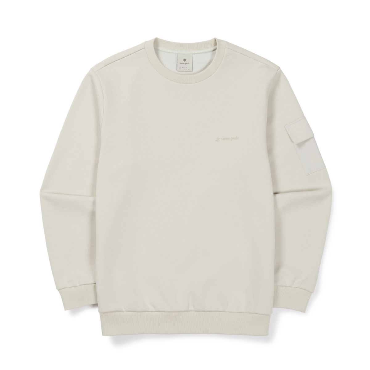 스노우피크 어패럴(SNOWPEAK APPAREL) 랜드 포켓 맨투맨 (S26FMFHT60) Stone Gray