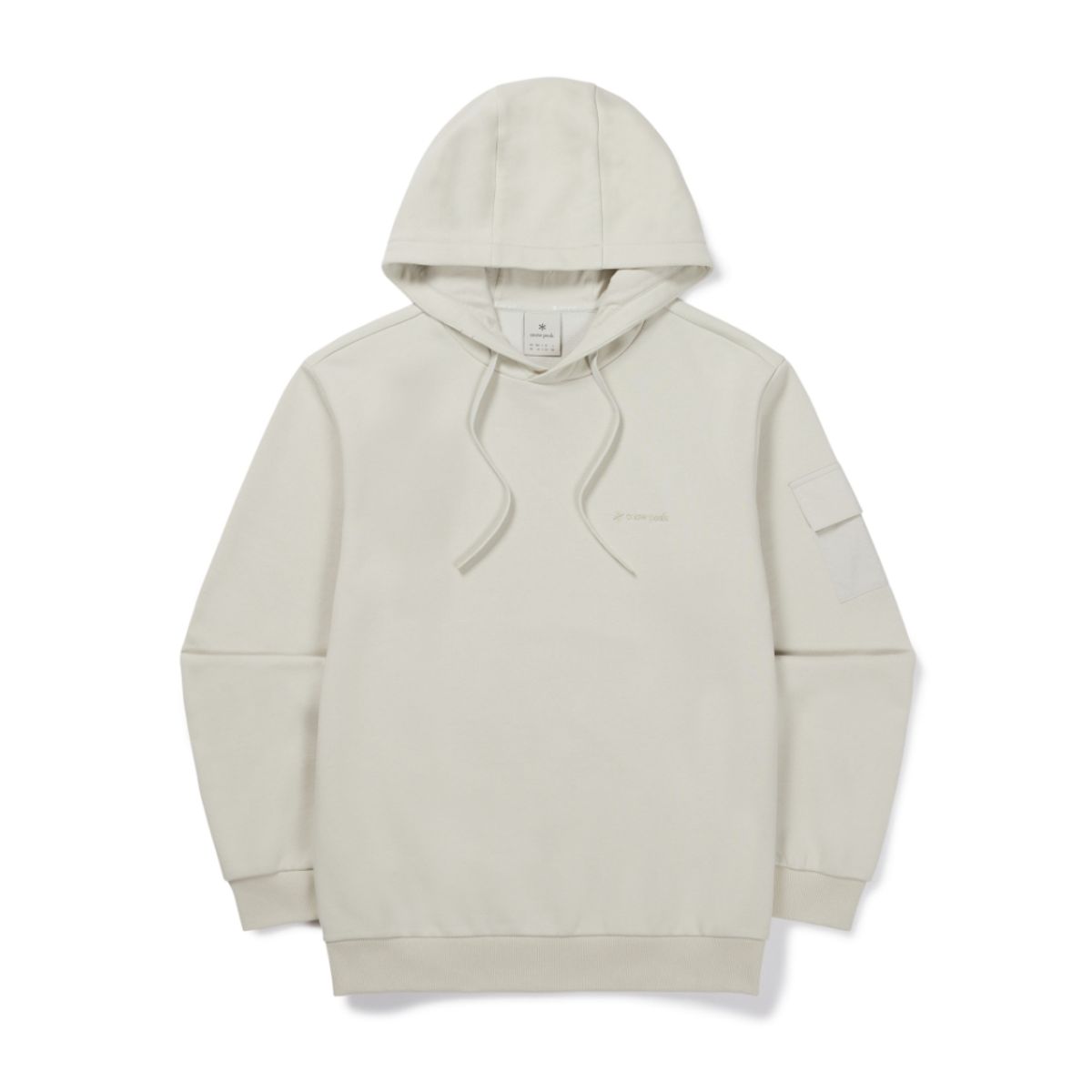 스노우피크 어패럴(SNOWPEAK APPAREL) 랜드 포켓 후드 티셔츠 (S26FMFHD60) Stone Gray