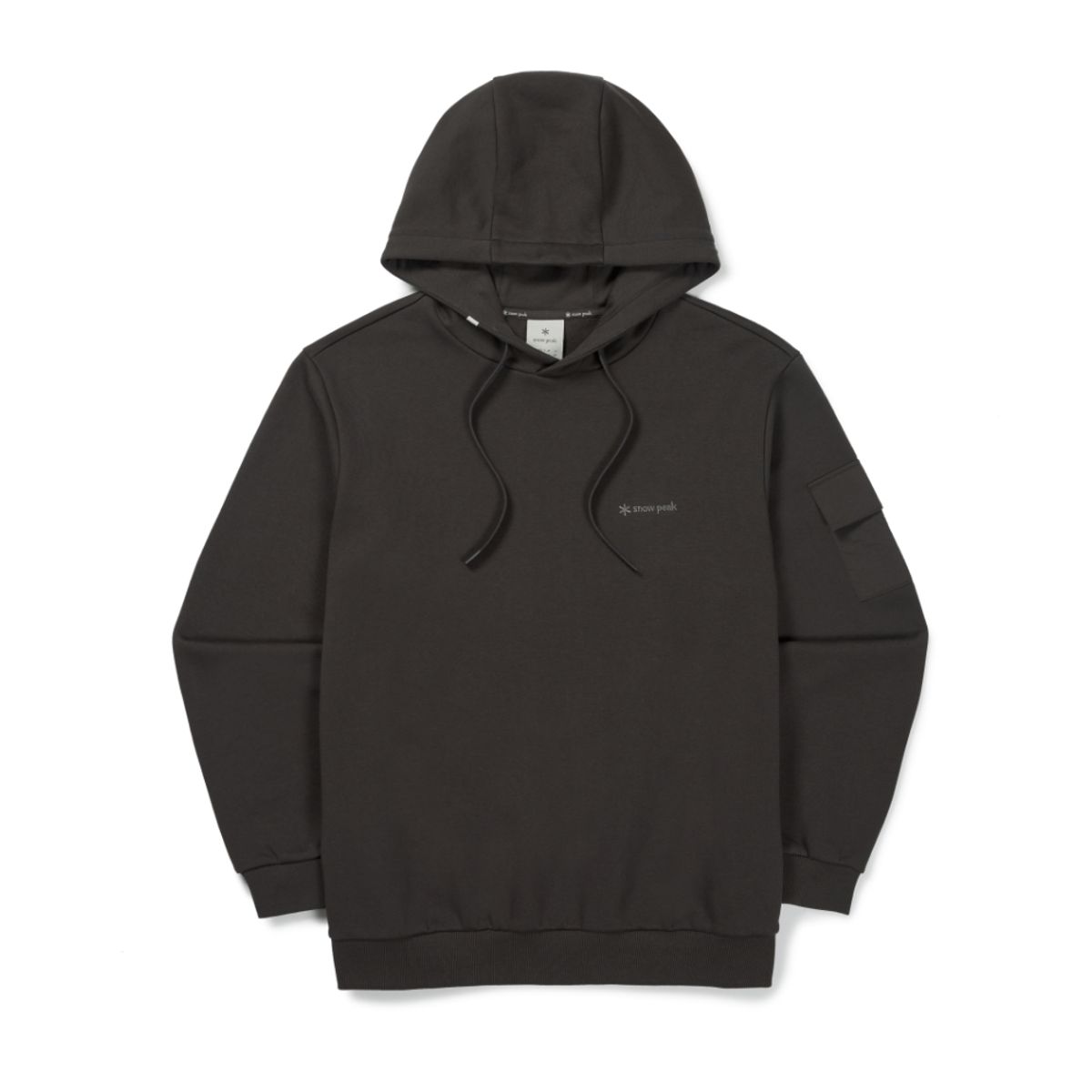 스노우피크 어패럴(SNOWPEAK APPAREL) 랜드 포켓 후드 티셔츠 (S26FMFHD60) Chocolate Khaki