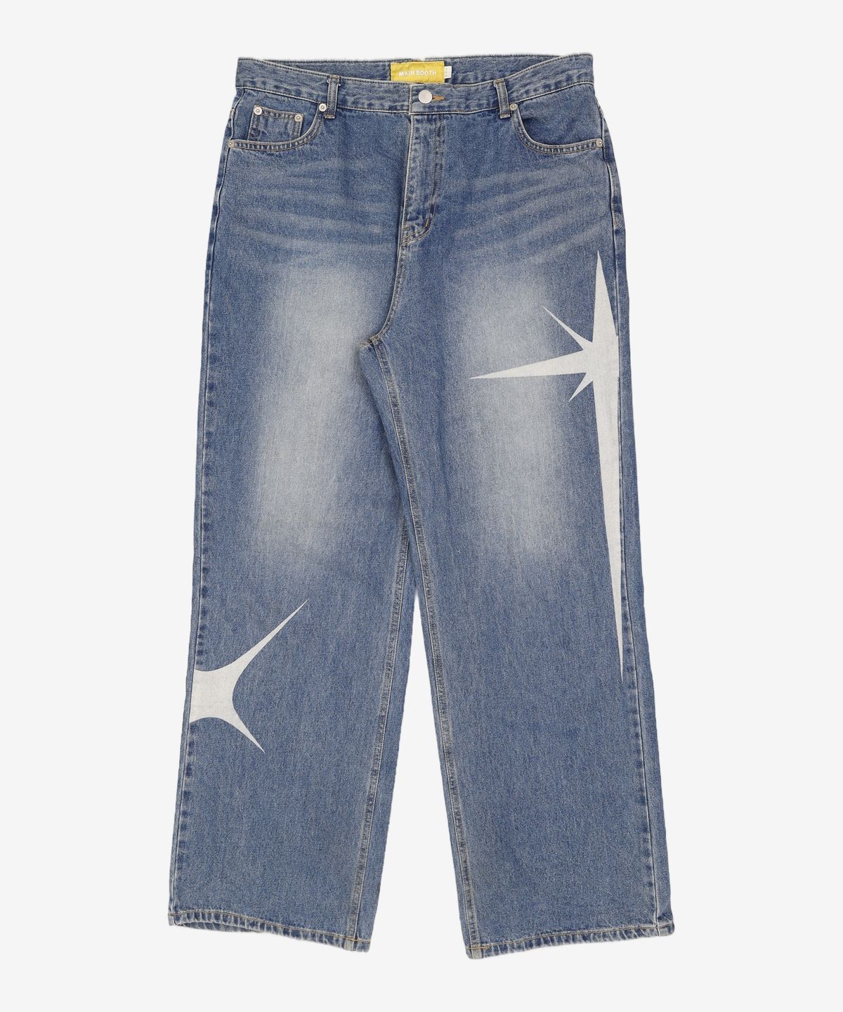 메인부스(MAINBOOTH) Shooting Star Denim Pants(BLUE) 3(L)